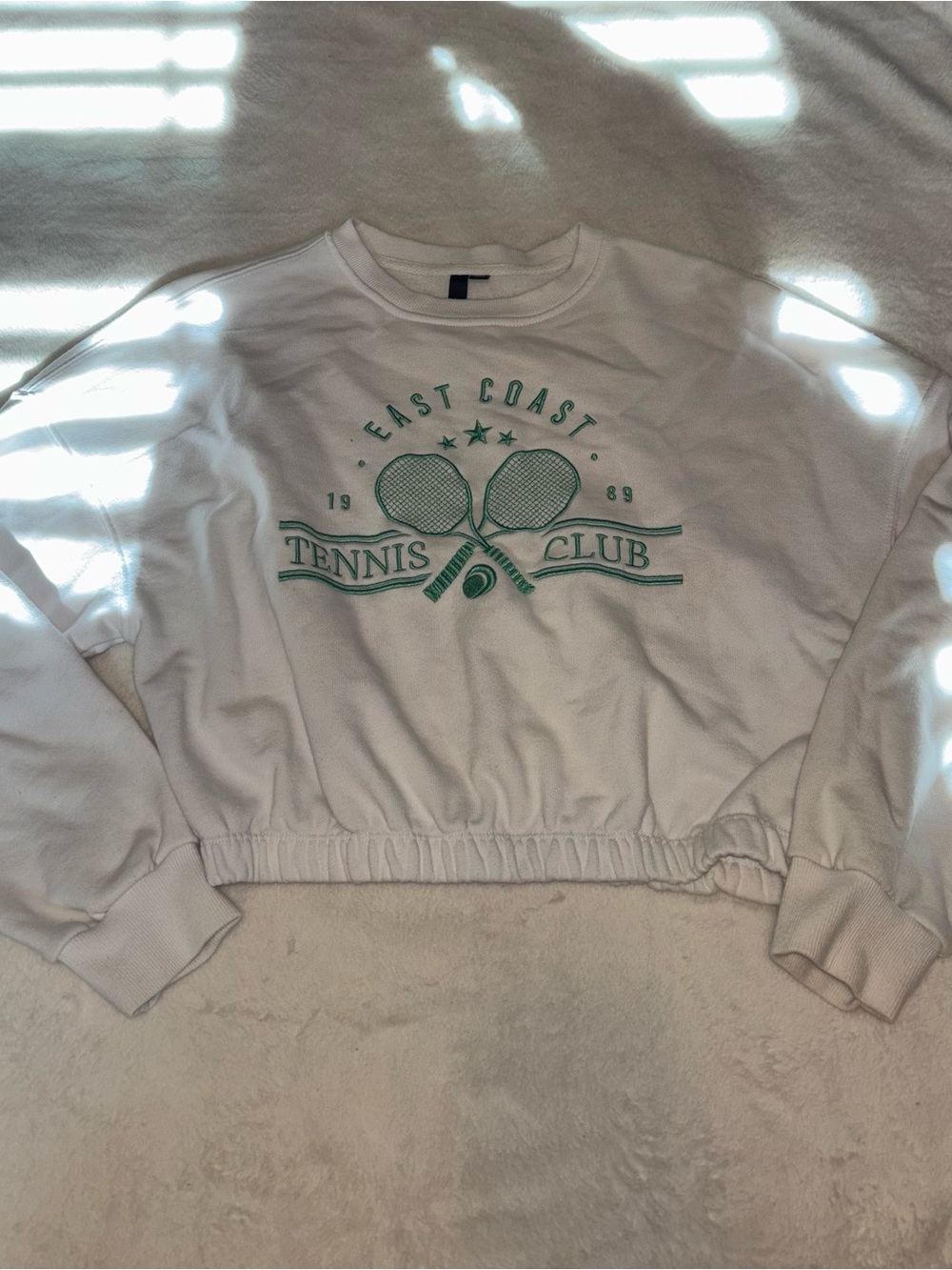 Garage Cropped Sweatshirt